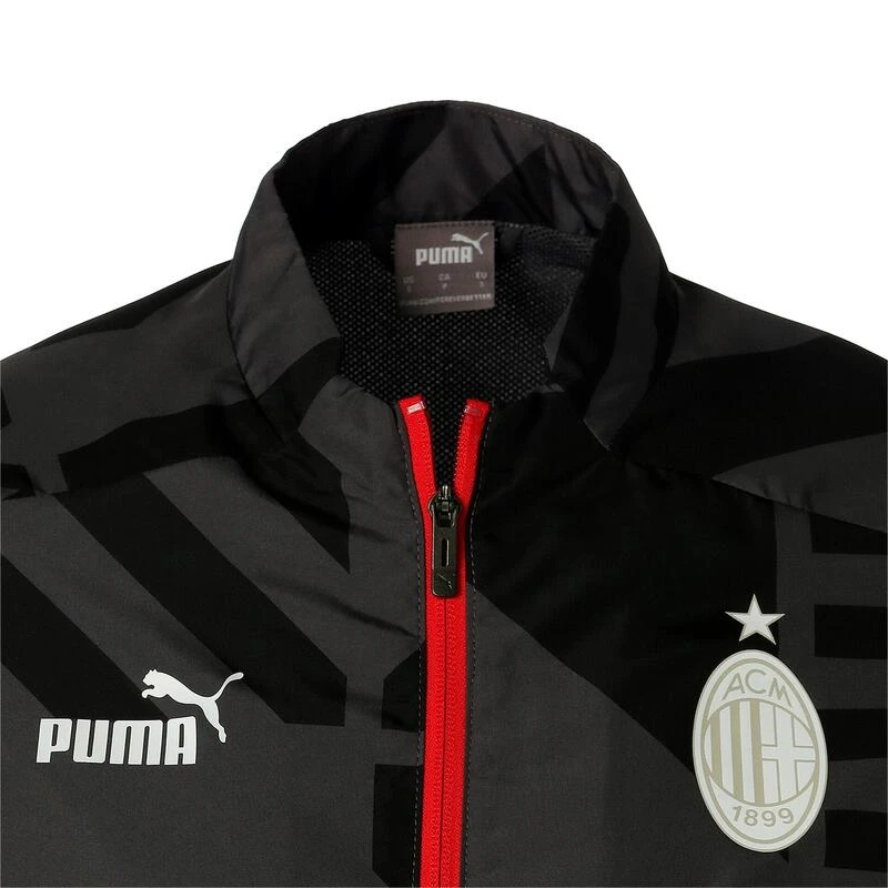 Blouson De Foot Avant-match A.C. Milan Homme PUMA 4 Blouson De Foot Avant-match A.C. Milan Homme PUMA – Image 4