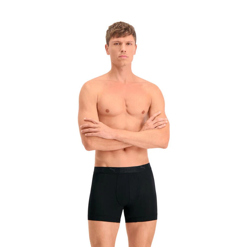 Boxer Sport En Microfibre Pour Homme Noir PUMA (lot De 2) 3 Boxer Sport En Microfibre Pour Homme Noir PUMA (lot De 2) – Image 3