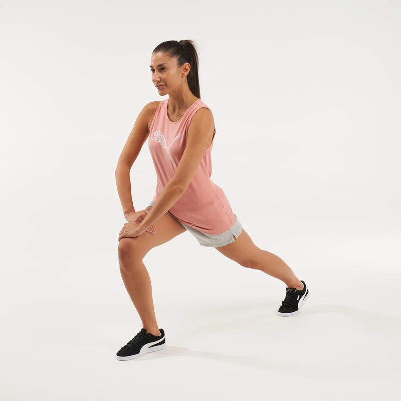 DEBARDEUR PUMA FITNESS COTON ROSE - FEMME 4 DEBARDEUR PUMA FITNESS COTON ROSE - FEMME – Image 4