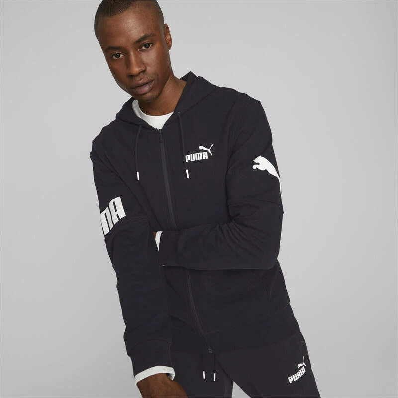 Hoodie à Fermeture Zippée Intégrale PUMA POWER Homme PUMA 2 Hoodie à Fermeture Zippée Intégrale PUMA POWER Homme PUMA – Image 2