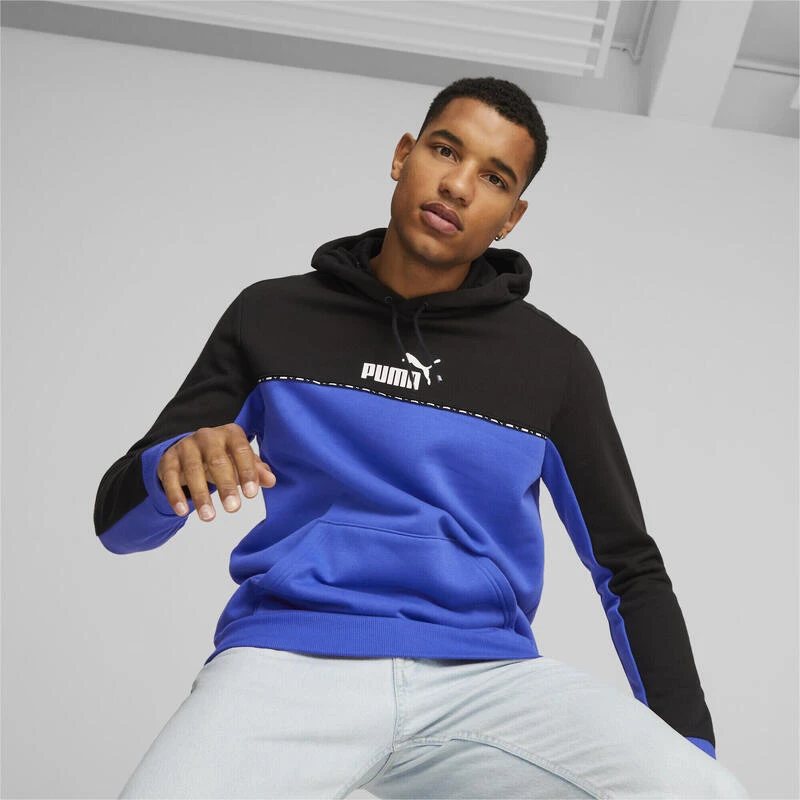 Hoodie Essentials Bande Color Block Homme PUMA 2 Hoodie Essentials Bande Color Block Homme PUMA – Image 2