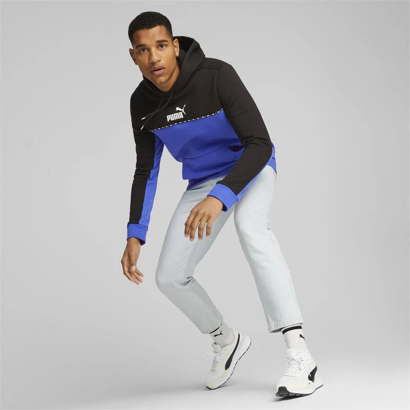Hoodie Essentials Bande Color Block Homme PUMA 5 Hoodie Essentials Bande Color Block Homme PUMA – Image 5