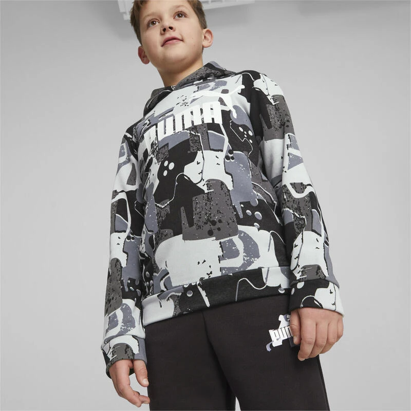 Hoodie Imprimé Essentials+ Street Art Adolescent PUMA 2 Hoodie Imprimé Essentials+ Street Art Adolescent PUMA – Image 2