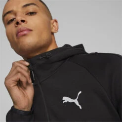Hoodie Zippé EVOSTRIPE Homme PUMA -Puma Soldes Boutique hoodie zippe evostripe homme puma 3