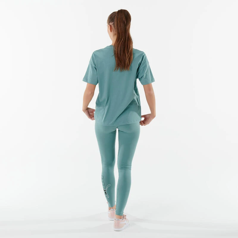 Legging PUMA Fitness Long Coton Femme Vert 2 Legging PUMA Fitness Long Coton Femme Vert – Image 2