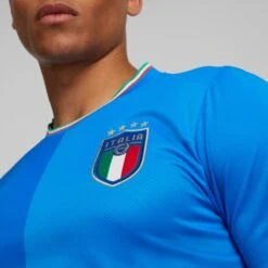 Puma Maillot Domicile Replica Italie Adulte Bleu -Puma Soldes Boutique maillot domicile replica italie adulte bleu 3