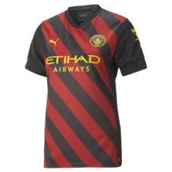 Maillot Manchester City F.C. Away 22/23 Replica Femme PUMA