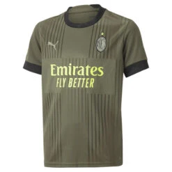 Maillot Troisième Tenue A.C. Milan 22/23 Replica Enfant Et Adolescent PUMA