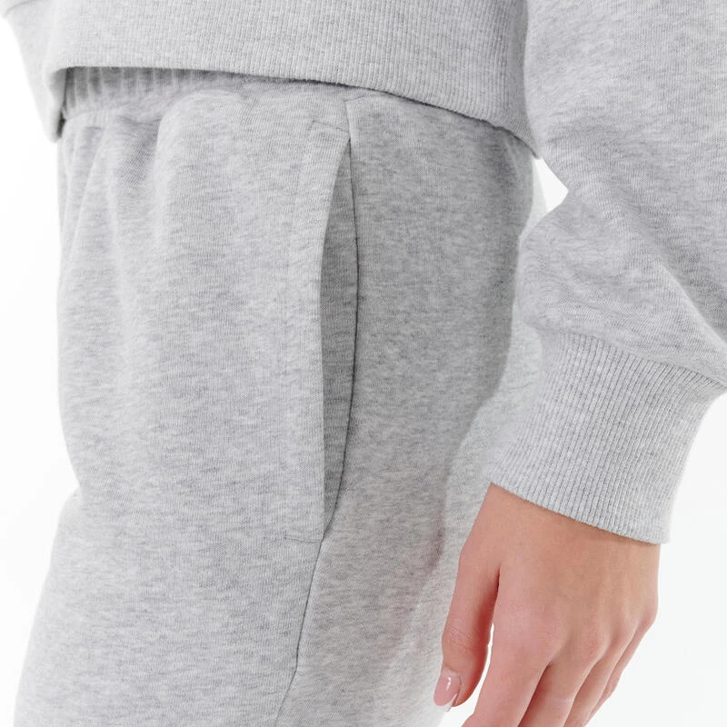 Pantalon PUMA Fitness Slim Coton Gris Femme 4 Pantalon PUMA Fitness Slim Coton Gris Femme – Image 4