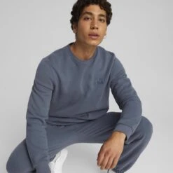 Survêtement Puma Feel Good FL Cl, Bleu, Hommes -Puma Soldes Boutique survetement puma feel good fl cl bleu hommes 4