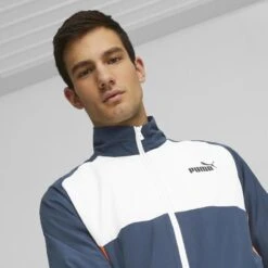 Survêtement Puma Woven Tracksuit, Bleu, Hommes -Puma Soldes Boutique survetement puma woven tracksuit bleu hommes 2
