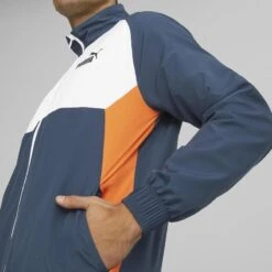 Survêtement Puma Woven Tracksuit, Bleu, Hommes -Puma Soldes Boutique survetement puma woven tracksuit bleu hommes 3