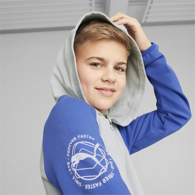 Puma Sweat à Capuche Et Fermeture Zippée Intégrale Active Sports Enfant Et Adolescent 2 Puma Sweat à Capuche Et Fermeture Zippée Intégrale Active Sports Enfant Et Adolescent – Image 2