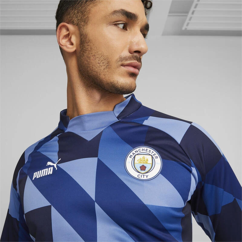 Sweat D'avant-match Manchester City Homme PUMA 5 Sweat D'avant-match Manchester City Homme PUMA – Image 5
