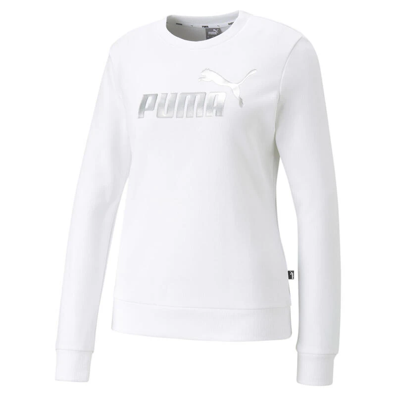 Sweat Essentials+ Metallic Logo Crew Neck Femme PUMA 1 Sweat Essentials+ Metallic Logo Crew Neck Femme PUMA