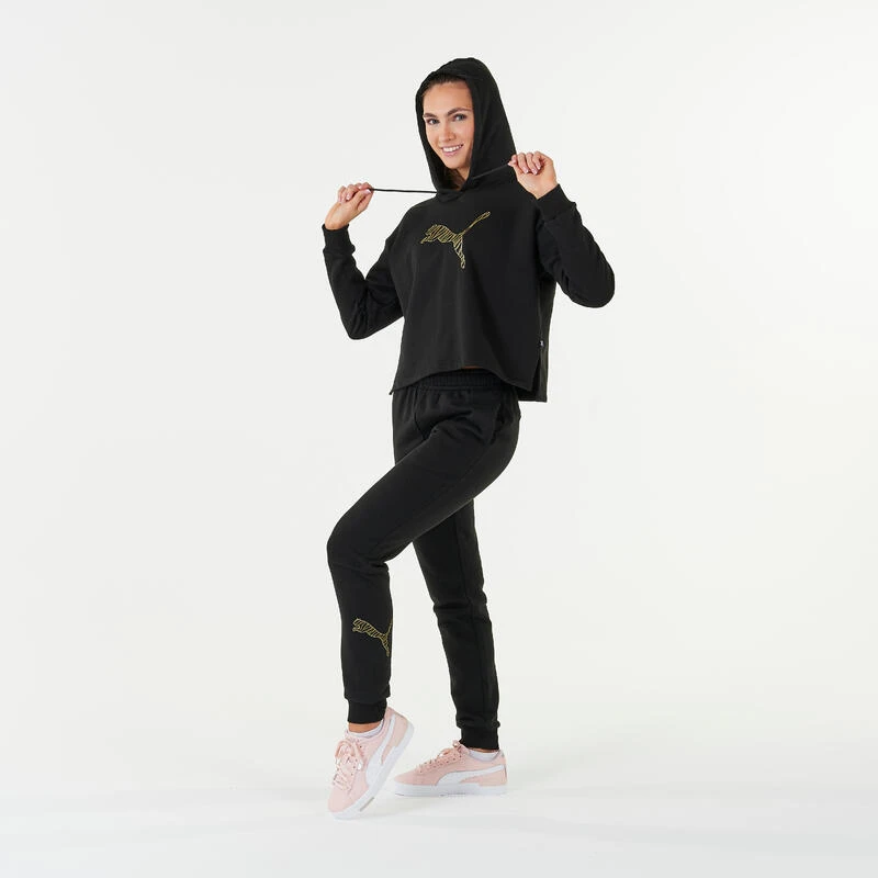 Sweat Xmas PUMA - Noir/Doré 4 Sweat Xmas PUMA - Noir/Doré – Image 4