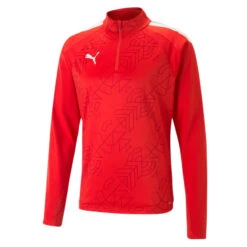 Sweatshirt 1/4 Zip Puma TeamLIGA Graphic