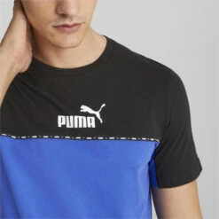 T-shirt Essentials Bande Color Block Homme PUMA -Puma Soldes Boutique t shirt essentials bande color block homme puma 4
