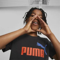 T-shirt Essentials+ Two-Tone Logo Enfant Et Adolescent PUMA -Puma Soldes Boutique t shirt essentials two tone logo enfant et adolescent puma 2