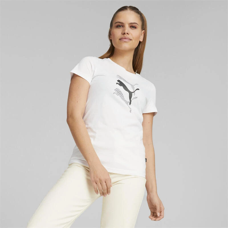 T-shirt Graphics Laser Cut Femme PUMA 2 T-shirt Graphics Laser Cut Femme PUMA – Image 2
