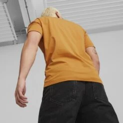 T-shirt Puma Essentials Small Logo, Orange, Hommes -Puma Soldes Boutique t shirt puma essentials small logo orange hommes 3