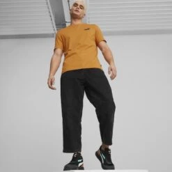 T-shirt Puma Essentials Small Logo, Orange, Hommes -Puma Soldes Boutique t shirt puma essentials small logo orange hommes 4