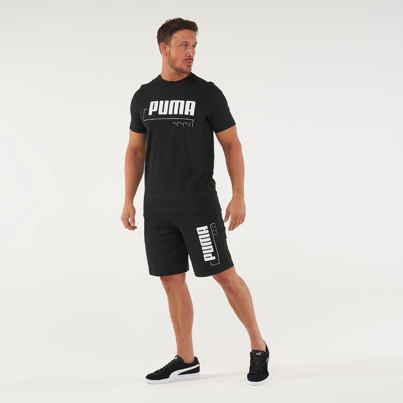 T-SHIRT PUMA FITNESS 100% COTON NOIR- HOMME 2 T-SHIRT PUMA FITNESS 100% COTON NOIR- HOMME – Image 2