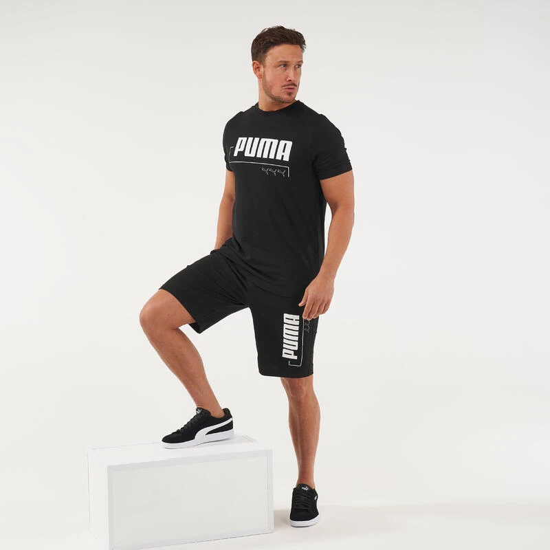 T-SHIRT PUMA FITNESS 100% COTON NOIR- HOMME 4 T-SHIRT PUMA FITNESS 100% COTON NOIR- HOMME – Image 4