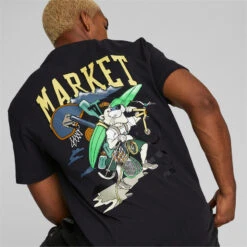 T-shirt Puma X Market Relaxed Graphic 8 T-shirt Puma X Market Relaxed Graphic -Puma Soldes Boutique t shirt puma x market relaxed graphic 3