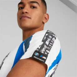 T-shirt Rayé Puma Bmw Mms 9 T-shirt Rayé Puma Bmw Mms -Puma Soldes Boutique t shirt raye puma bmw mms 4