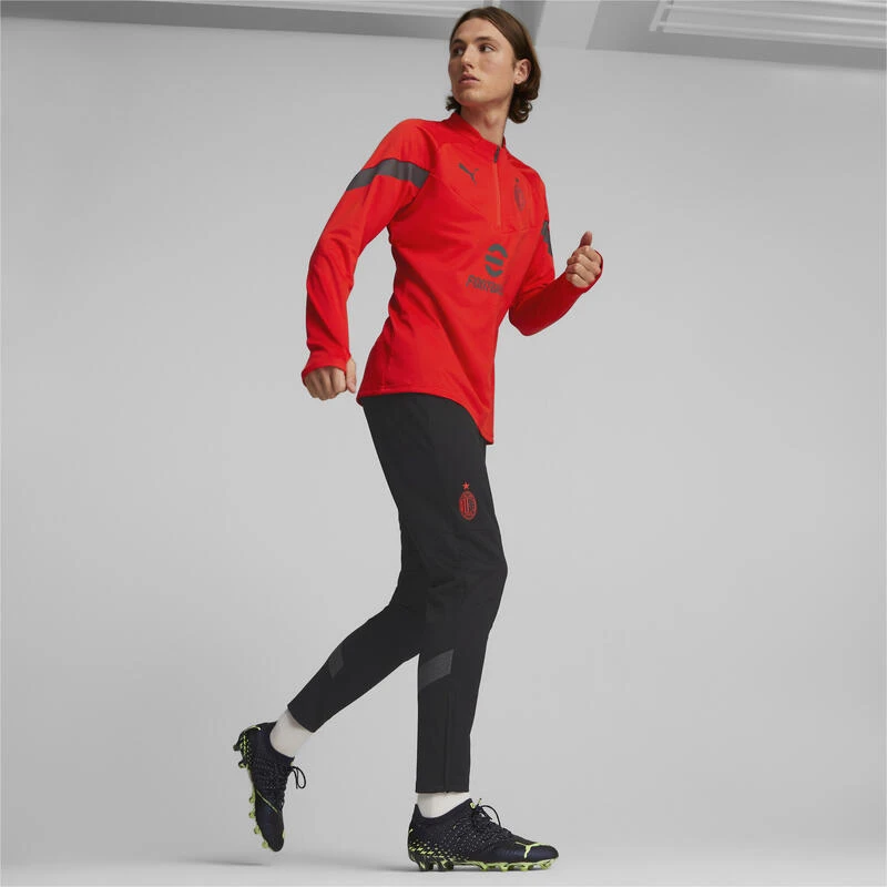 Top D’entraînement De Football à Fermeture Zippée 1/4 A.C. Milan Homme PUMA 4 Top D’entraînement De Football à Fermeture Zippée 1/4 A.C. Milan Homme PUMA – Image 4